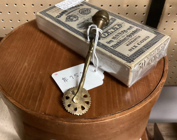 Antique 18th Century Brass Pie Crimper