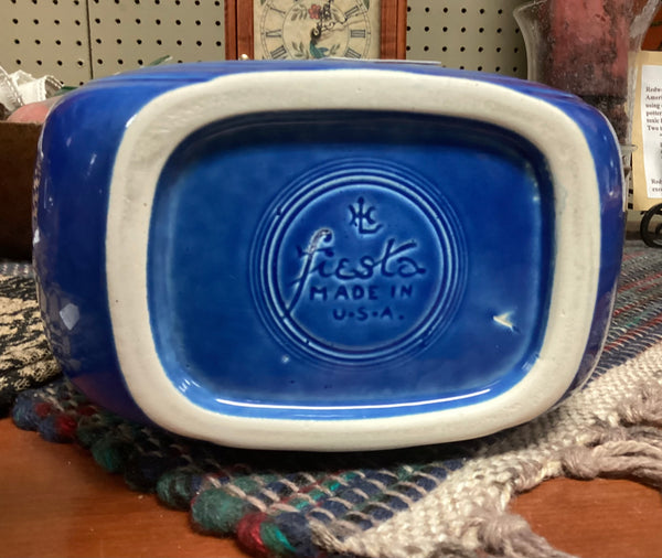 Homer Laughlin Fiesta Blue Disc Pitcher