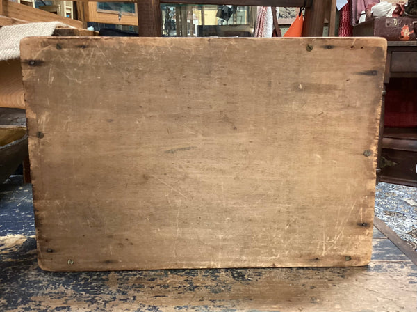Antique Wooden Sewing Box