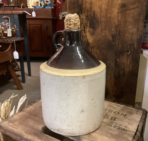 Whiskey Jug w/ Corn Cob Stopper