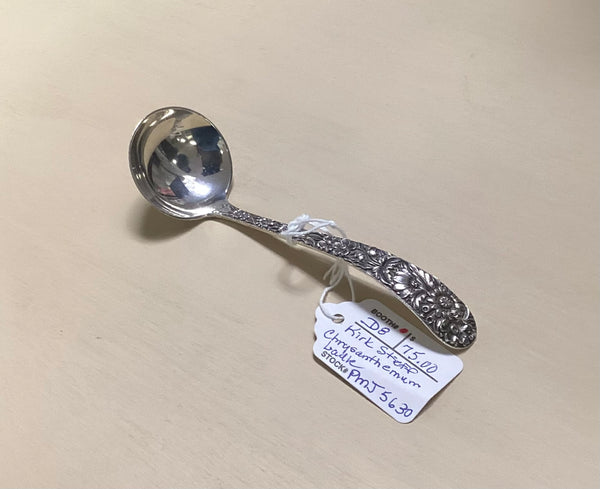 S. Kirk & Son Sterling Silver Monogrammed Chrysanthemum Ladle