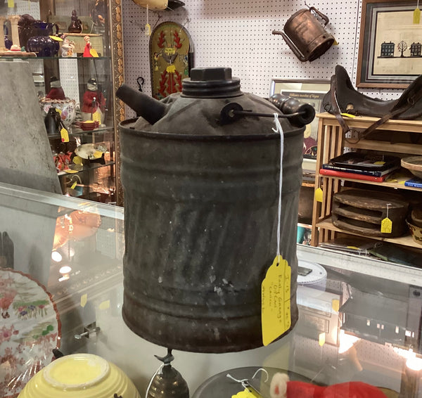Canco Galvanized Metal Garage Oil Can