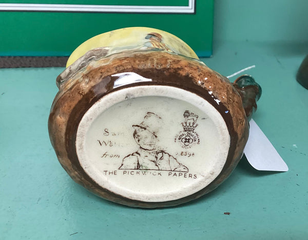 Royal Doulton Charles Dickens Series Ware Sam Weller Relief Pitcher D6398