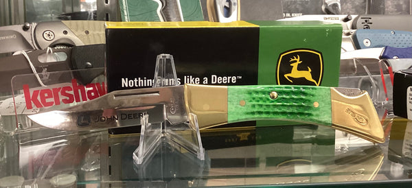 Case John Deere Folding Knife w/ Sheath