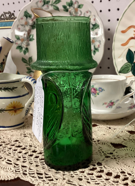 Empoli Green Art Glass Angel Vase
