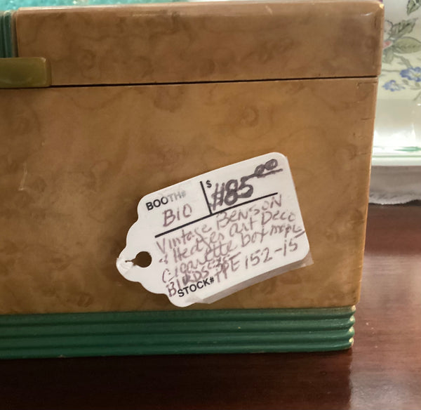 Benson & Hedges Wooden Art Deco Style Cigarette Box