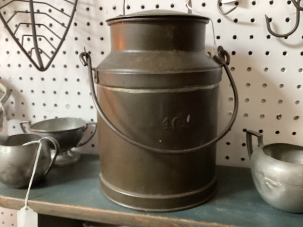 Vintage 4 Quart Milk Can