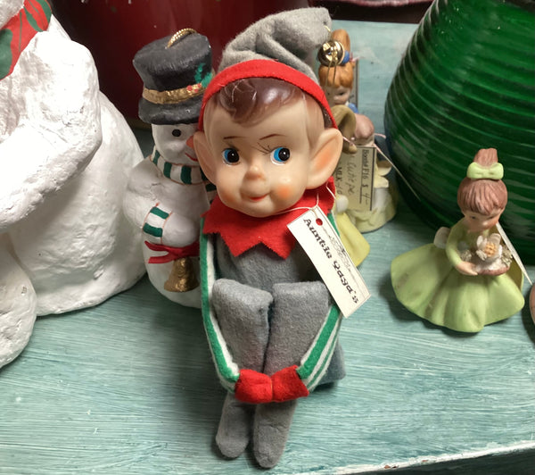 Vintage Christmas Knee Hugger Elf
