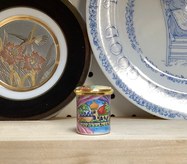 Staffordshire Enamels “1000 Arabian Nights” Trinket Box