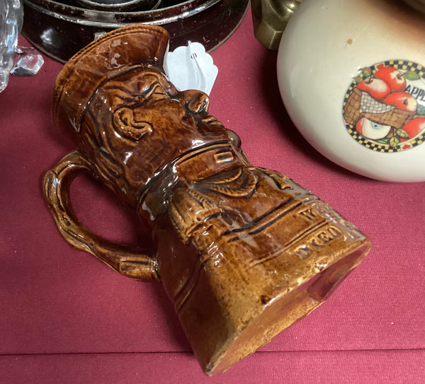 Rockingham Duke of Wellington Commemorative Death Character Jug