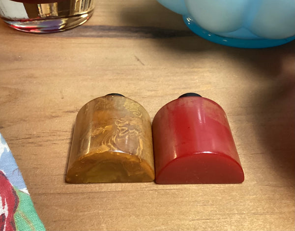 Bakelite Salt & Pepper Shaker Set
