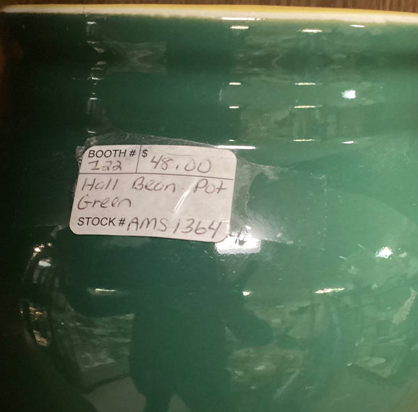 Hall Green and Yellow Bean Pot #783