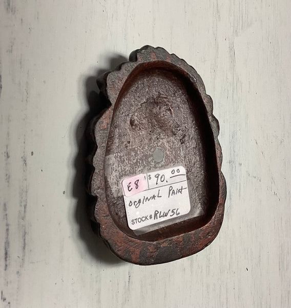 Painted Cast Iron American Indian Paperweight