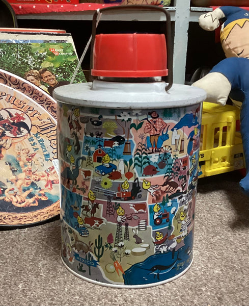 Esso "Happy Motoring" Advertising Water Jug Cooler