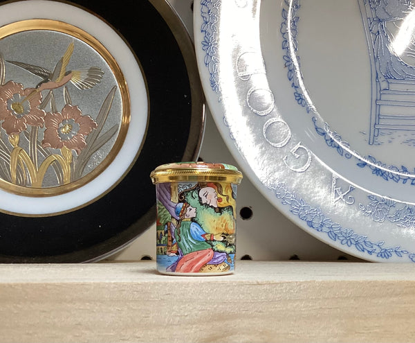 Staffordshire Enamels “1000 Arabian Nights” Trinket Box