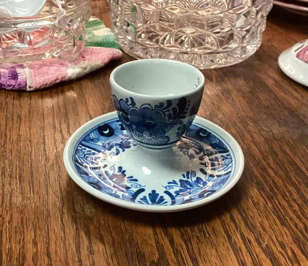 Delft Saucer Egg Cup