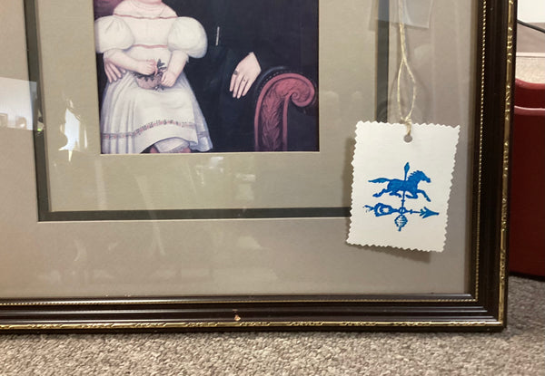 Mrs. Miner and Daughter Framed Print