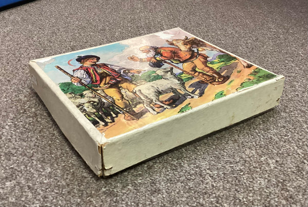 Vintage Wooden Block Puzzle Made in Czechoslovakia