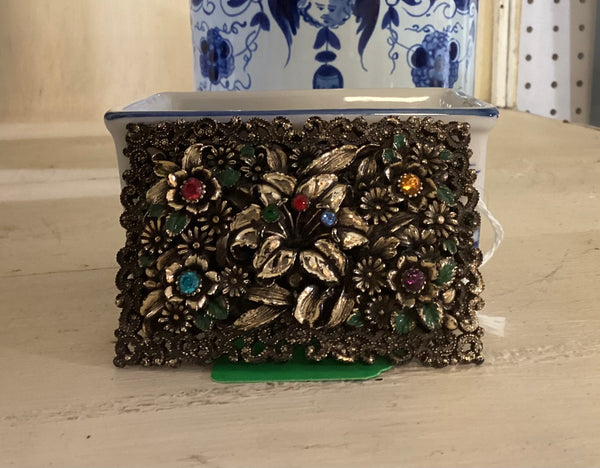 Greenbaum Vintage 1940's Rhinestone Belt Buckle