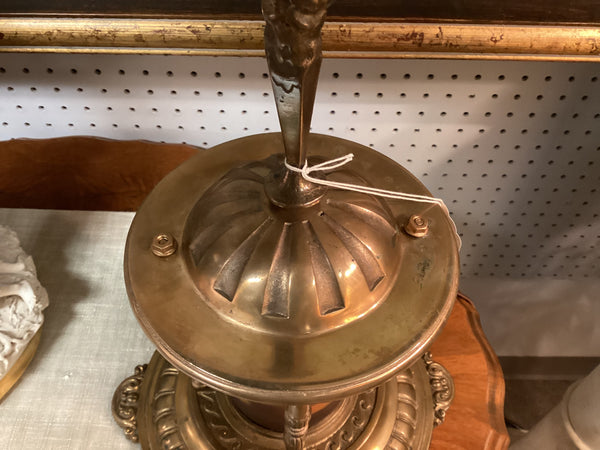 Oscar Bach Art Deco Bronze Table Lamp