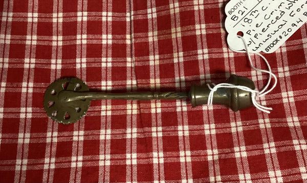 Antique 18th Century Brass Pie Crimper