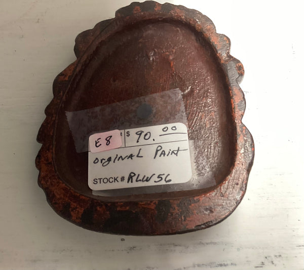 Painted Cast Iron American Indian Paperweight