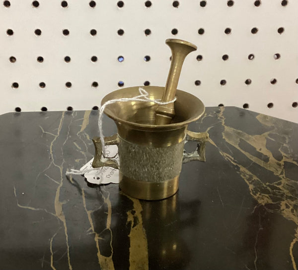 Mini Brass Mortar & Pestle