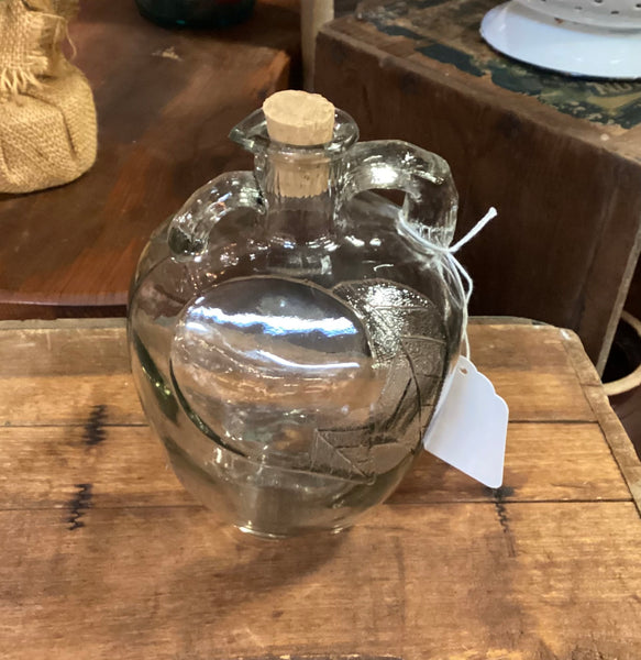 White House Vinegar Apple Shaped Quart Bottle