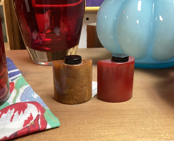 Bakelite Salt & Pepper Shaker Set