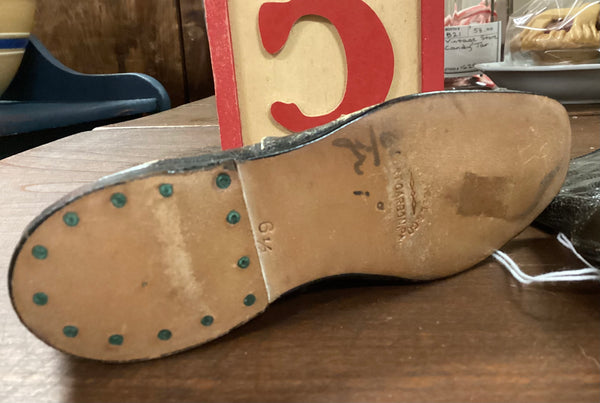 Pair of Antique Children's High Button Shoes