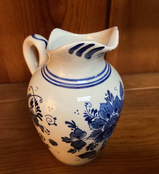 Delft Blue Pitcher Made in Holland