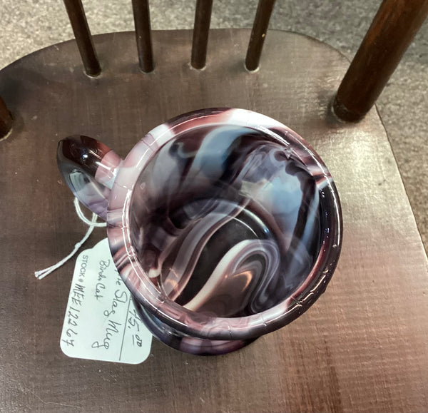 Purple Slag Glass Child's Mug