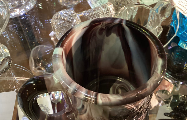 Purple Slag Glass Child's Mug