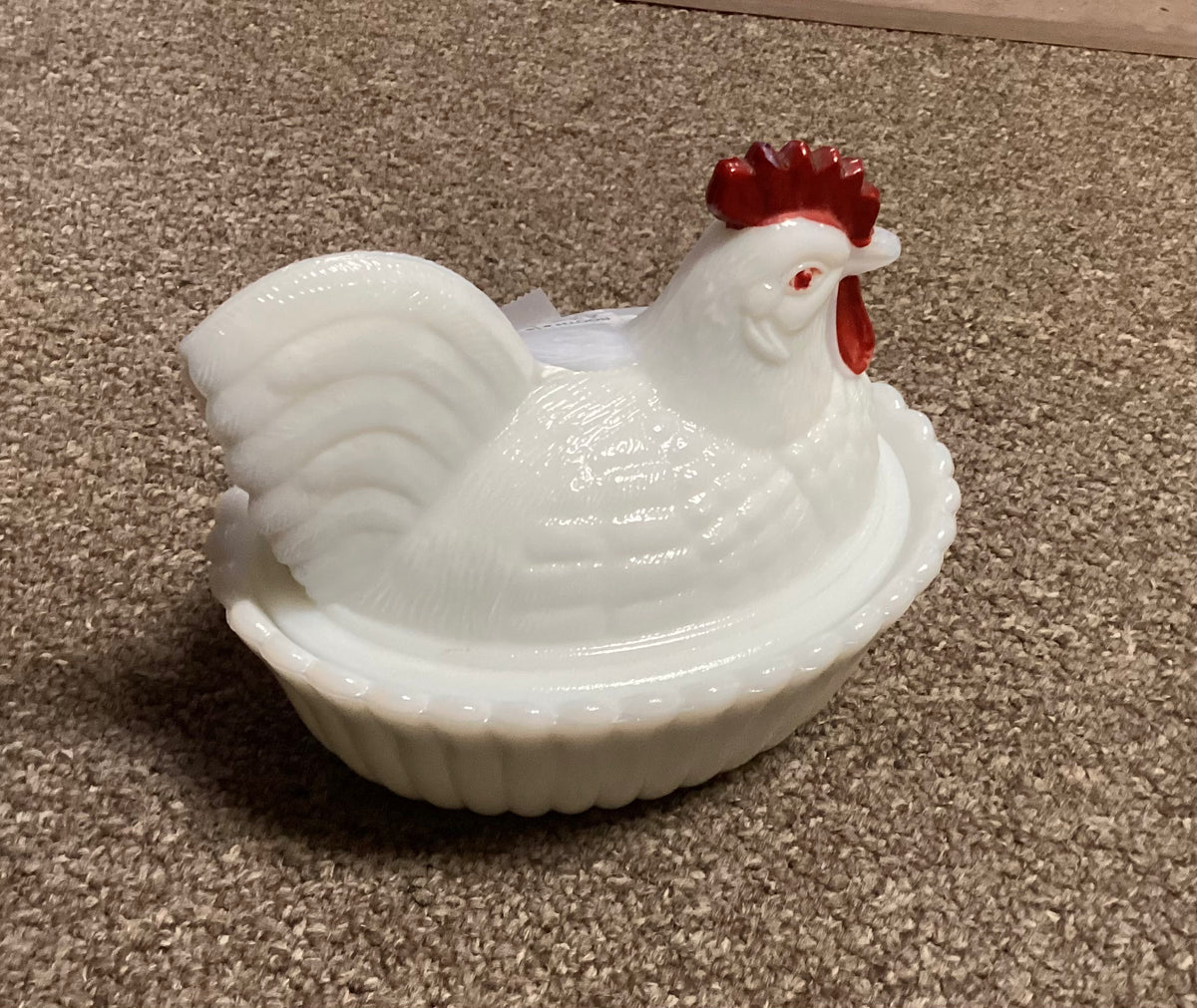 Vintage - Hen on on sale a Nest in Clear, Amber or Milk - Westmoreland Glass