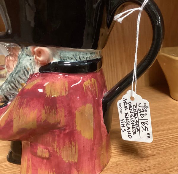 Staffordshire Chelsea Pensioner Toby Jug