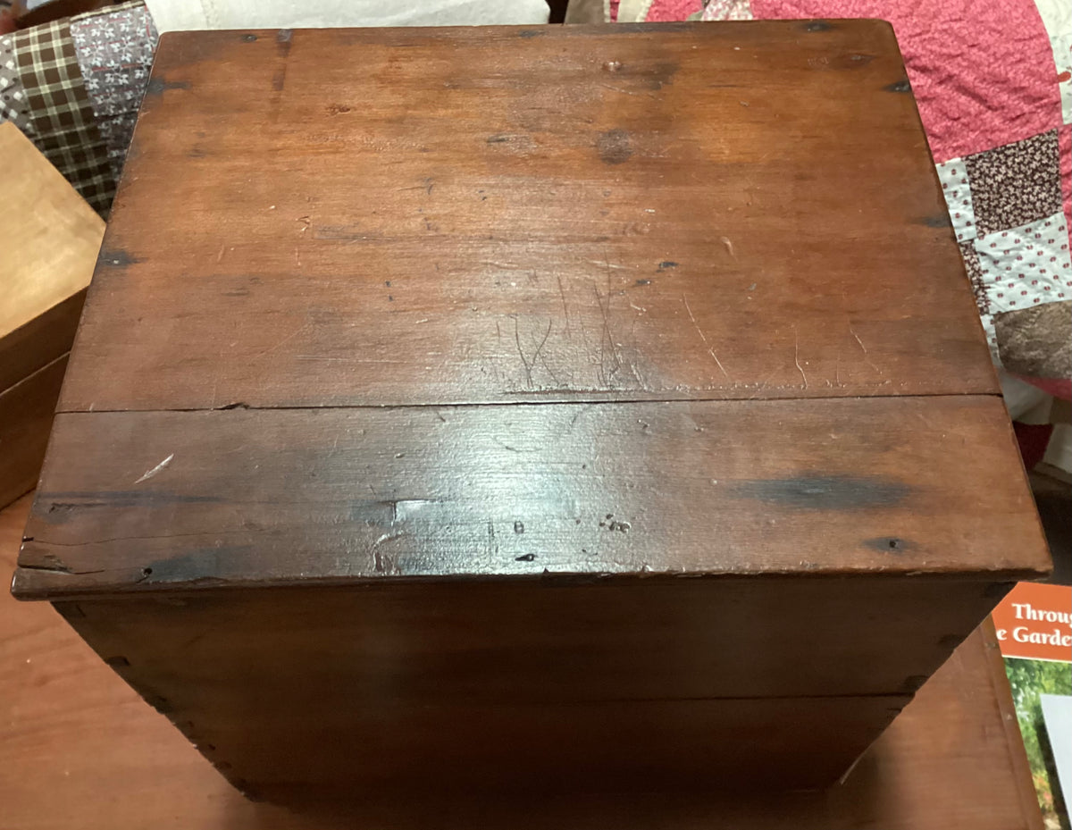 Selling Antique primitive storage bin