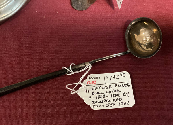 English Punch Bowl Ladle ca.1808 by John Salked