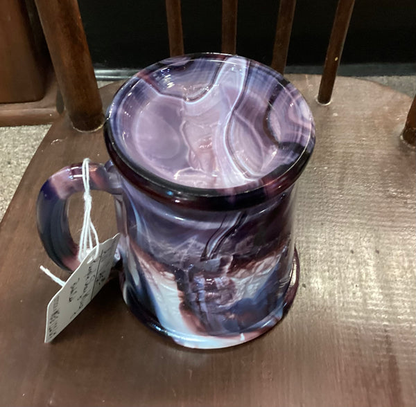Purple Slag Glass Child's Mug