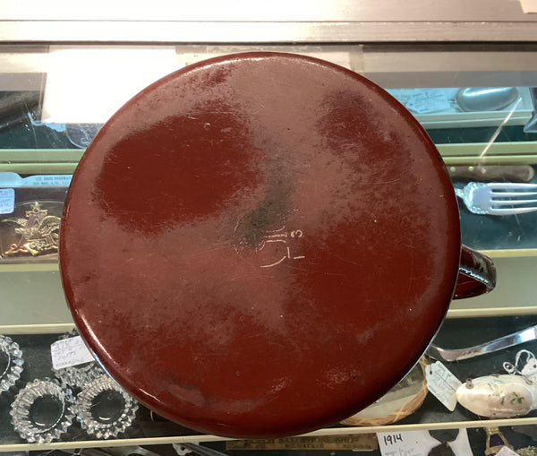 Vintage Brown Enamel Coffee Pot