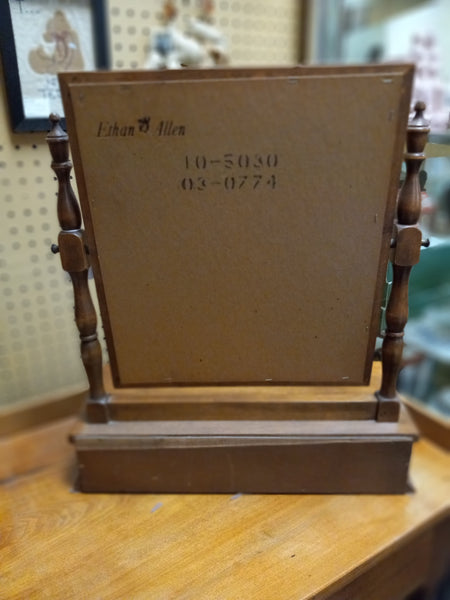 Ethan Allen Vanity Shaving Mirror with Drawer