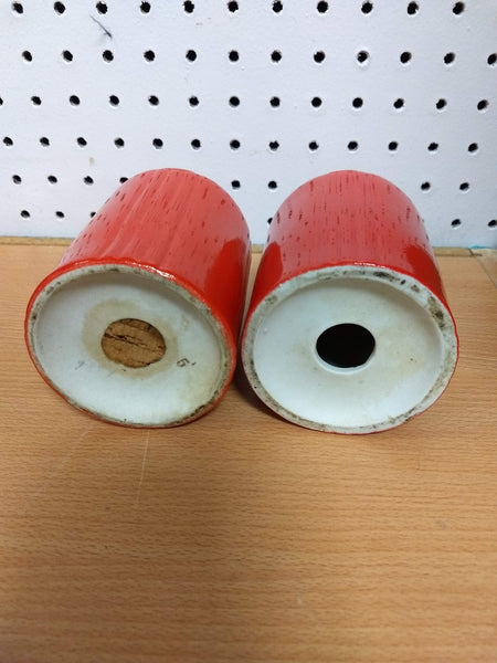 Hall Red Ceramic Salt & Pepper Set