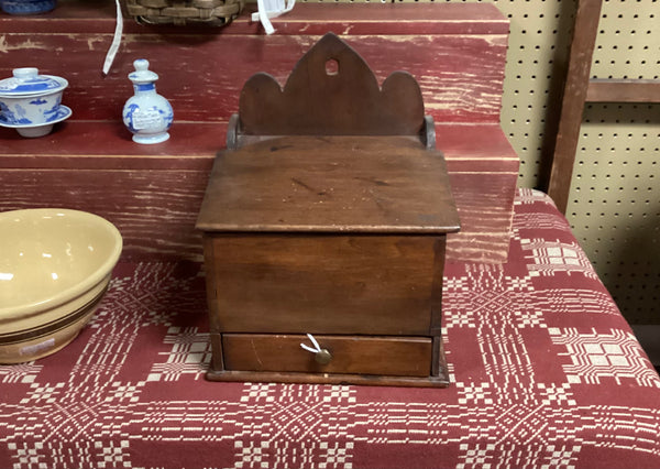 Walnut Hanging Wall Box w/ Lid