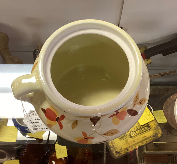 Autumn Leaf by Hall One Handled 2 1/2 Qt Bean Pot