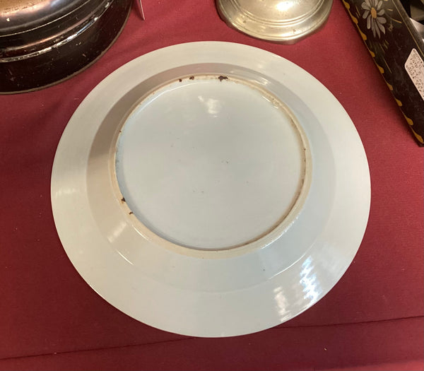Nine Inch Blue Canton Porcelain Plate