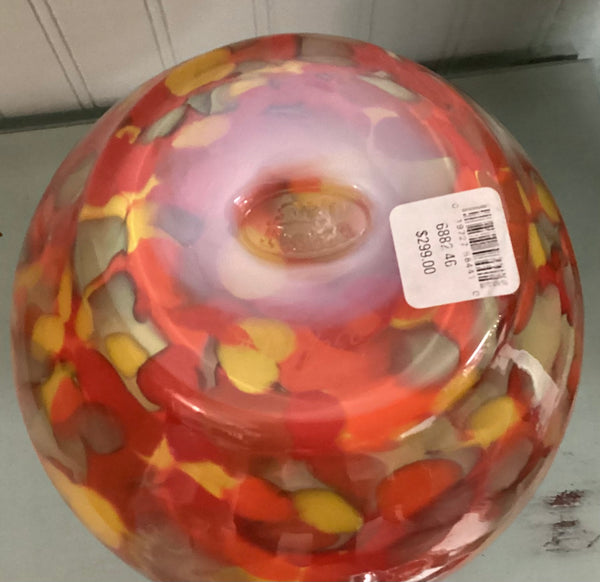 Fenton Limited Edition Dave Fetty Art Glass Vase