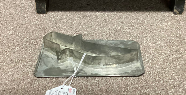 Flat Backed Vintage Metal Bowie Knife Shaped Cookie Cutter