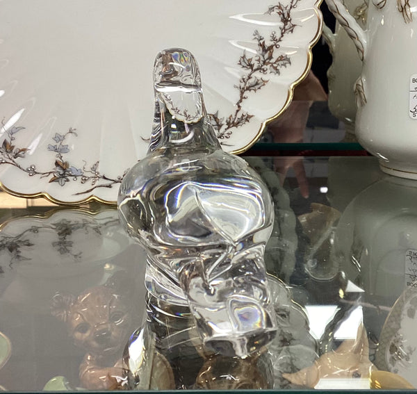 Baccarat Crystal Turtle Dove Paperweight