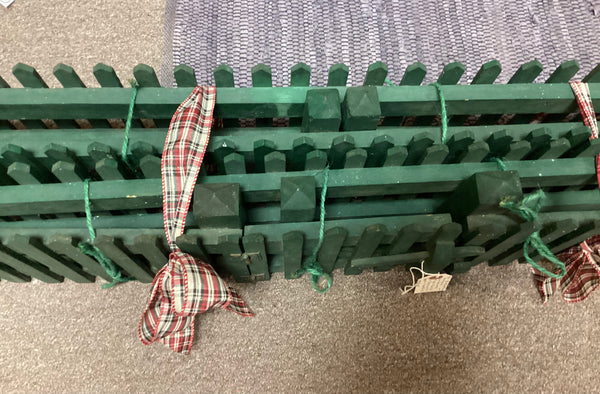 Antique Christmas Tree Picket Fence Circa 1900