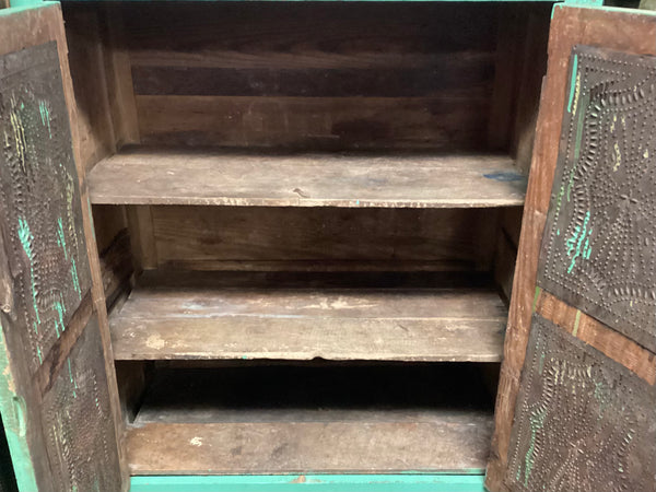Virginia Green Painted Pie Safe