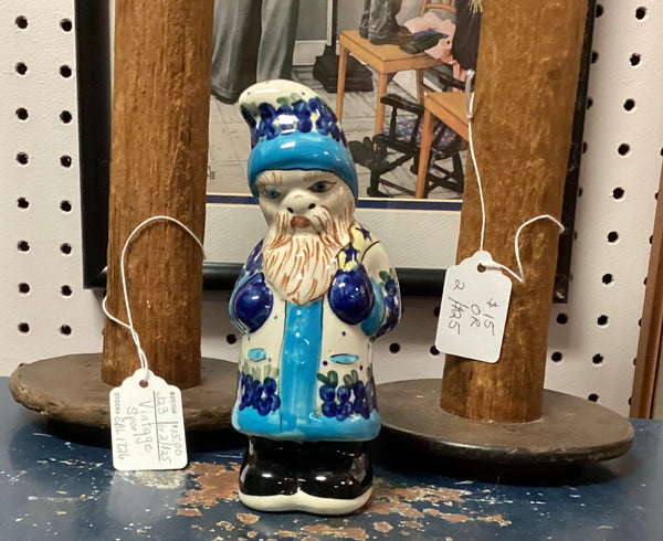 Polish Pottery Santa Figurine